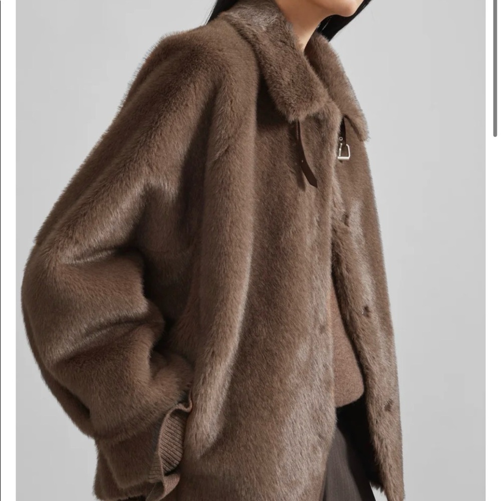 SOLD OUT - Frankie Shop SENJA FUR JACKET - Picture 3 of 3